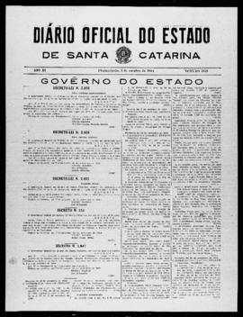 Diário Oficial do Estado de Santa Catarina. Ano 11. N° 2829 de 02/10/1944