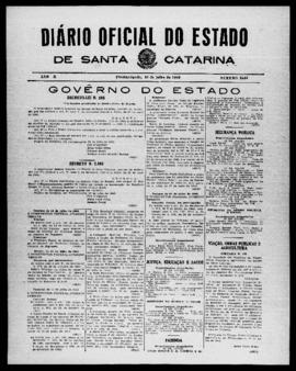 Diário Oficial do Estado de Santa Catarina. Ano 10. N° 2544 de 20/07/1943