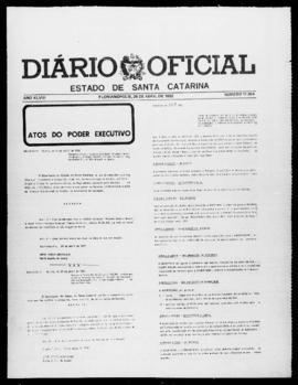 Diário Oficial do Estado de Santa Catarina. Ano 48. N° 11954 de 26/04/1982