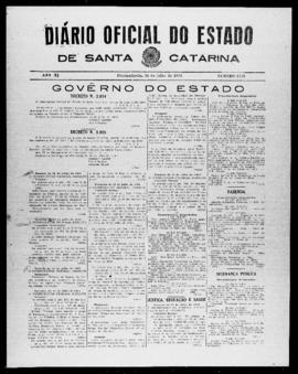 Diário Oficial do Estado de Santa Catarina. Ano 11. N° 2776 de 14/07/1944
