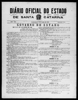 Diário Oficial do Estado de Santa Catarina. Ano 16. N° 3984 de 22/07/1949