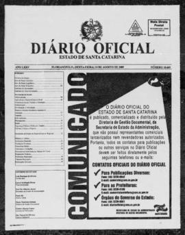 Diário Oficial do Estado de Santa Catarina. Ano 75. N° 18669 de 14/08/2009