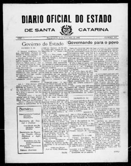 Diário Oficial do Estado de Santa Catarina. Ano 1. N° 207 de 16/11/1934