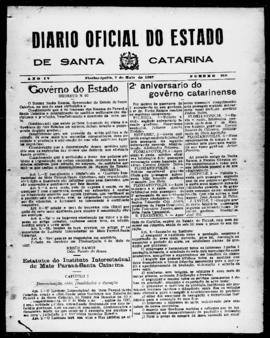 Diário Oficial do Estado de Santa Catarina. Ano 4. N° 916 de 07/05/1937