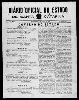 Diário Oficial do Estado de Santa Catarina. Ano 18. N° 4487 de 27/08/1951