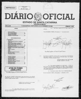 Diário Oficial do Estado de Santa Catarina. Ano 67. N° 16566 de 22/12/2000