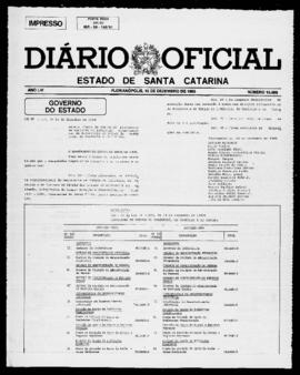 Diário Oficial do Estado de Santa Catarina. Ano 54. N° 13599 de 15/12/1988