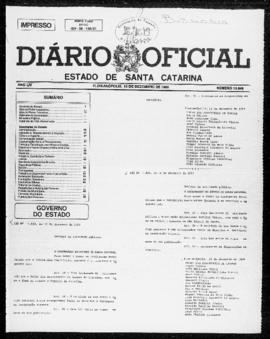 Diário Oficial do Estado de Santa Catarina. Ano 54. N° 13846 de 15/12/1989