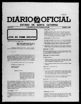 Diário Oficial do Estado de Santa Catarina. Ano 47. N° 11860 de 02/12/1981