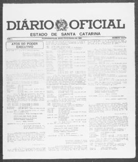 Diário Oficial do Estado de Santa Catarina. Ano 50. N° 12413 de 28/02/1984