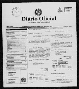Diário Oficial do Estado de Santa Catarina. Ano 76. N° 19057 de 30/03/2011