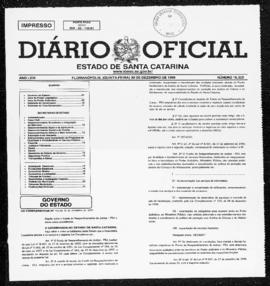 Diário Oficial do Estado de Santa Catarina. Ano 66. N° 16322 de 30/12/1999
