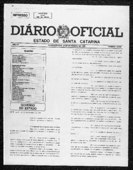 Diário Oficial do Estado de Santa Catarina. Ano 55. N° 14076 de 22/11/1990