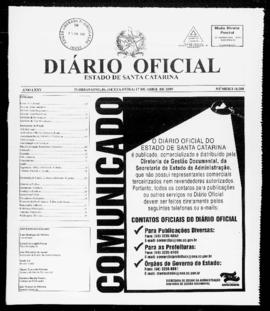 Diário Oficial do Estado de Santa Catarina. Ano 75. N° 18588 de 17/04/2009
