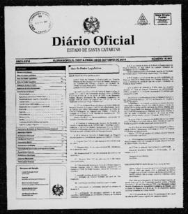 Diário Oficial do Estado de Santa Catarina. Ano 76. N° 18961 de 29/10/2010