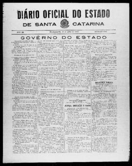 Diário Oficial do Estado de Santa Catarina. Ano 11. N° 2781 de 21/07/1944