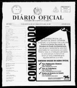 Diário Oficial do Estado de Santa Catarina. Ano 75. N° 18586 de 15/04/2009