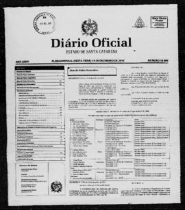 Diário Oficial do Estado de Santa Catarina. Ano 76. N° 18988 de 10/12/2010