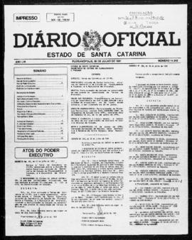 Diário Oficial do Estado de Santa Catarina. Ano 56. N° 14243 de 26/07/1991