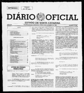 Diário Oficial do Estado de Santa Catarina. Ano 65. N° 16026 de 19/10/1998