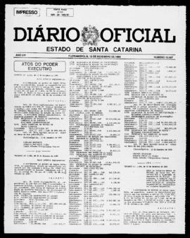 Diário Oficial do Estado de Santa Catarina. Ano 54. N° 13597 de 13/12/1988
