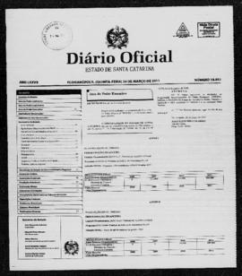 Diário Oficial do Estado de Santa Catarina. Ano 76. N° 19053 de 24/03/2011