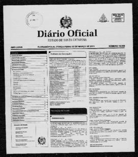 Diário Oficial do Estado de Santa Catarina. Ano 76. N° 19052 de 22/03/2011