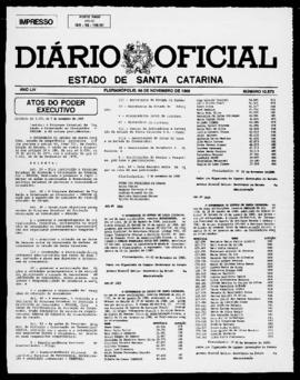 Diário Oficial do Estado de Santa Catarina. Ano 54. N° 13573 de 08/11/1988