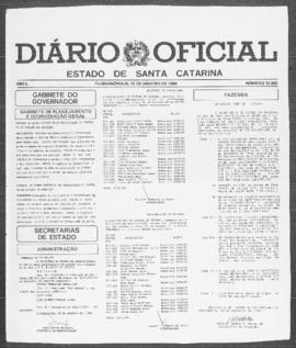 Diário Oficial do Estado de Santa Catarina. Ano 50. N° 12380 de 12/01/1984