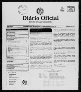 Diário Oficial do Estado de Santa Catarina. Ano 76. N° 18973 de 19/11/2010