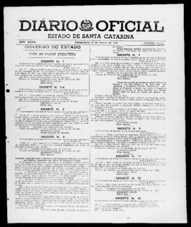 Diário Oficial do Estado de Santa Catarina. Ano 27. N° 6733 de 25/01/1961
