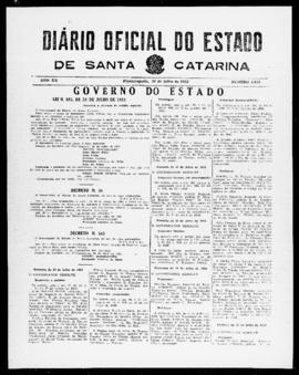 Diário Oficial do Estado de Santa Catarina. Ano 20. N° 4948 de 30/07/1953