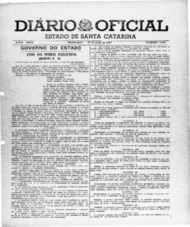 Diário Oficial do Estado de Santa Catarina. Ano 24. N° 5865 de 29/05/1957