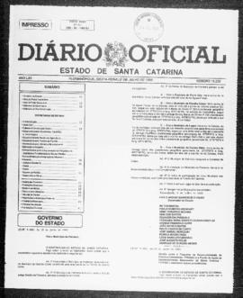 Diário Oficial do Estado de Santa Catarina. Ano 62. N° 15230 de 21/07/1995