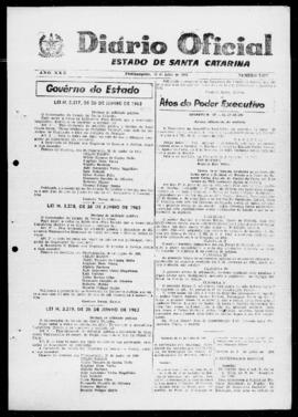 Diário Oficial do Estado de Santa Catarina. Ano 30. N° 7332 de 15/07/1963