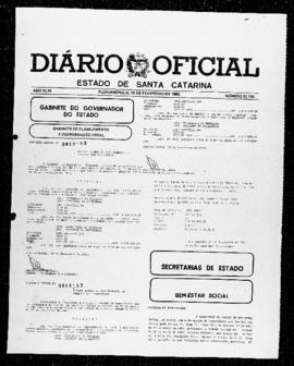 Diário Oficial do Estado de Santa Catarina. Ano 49. N° 12154 de 16/02/1983