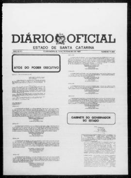 Diário Oficial do Estado de Santa Catarina. Ano 47. N° 11664 de 13/02/1981