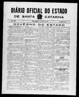 Diário Oficial do Estado de Santa Catarina. Ano 12. N° 3015 de 05/07/1945