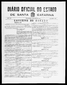 Diário Oficial do Estado de Santa Catarina. Ano 20. N° 4938 de 15/07/1953