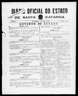 Diário Oficial do Estado de Santa Catarina. Ano 20. N° 4949 de 31/07/1953