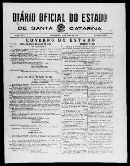 Diário Oficial do Estado de Santa Catarina. Ano 16. N° 3981 de 19/07/1949