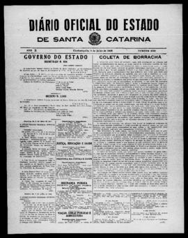 Diário Oficial do Estado de Santa Catarina. Ano 10. N° 2536 de 08/07/1943