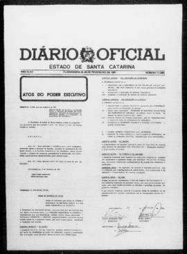 Diário Oficial do Estado de Santa Catarina. Ano 47. N° 11660 de 09/02/1981