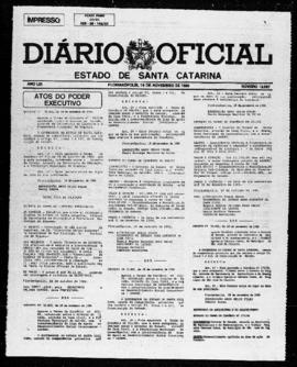 Diário Oficial do Estado de Santa Catarina. Ano 53. N° 13087 de 19/11/1986