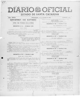 Diário Oficial do Estado de Santa Catarina. Ano 28. N° 6893 de 22/09/1961