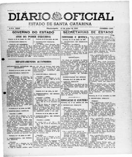 Diário Oficial do Estado de Santa Catarina. Ano 24. Nº 5896 de 15/07/1957