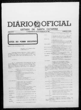 Diário Oficial do Estado de Santa Catarina. Ano 47. N° 11672 de 25/02/1981