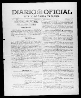 Diário Oficial do Estado de Santa Catarina. Ano 25. N° 6080 de 29/04/1958