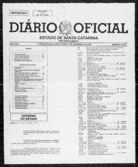 Diário Oficial do Estado de Santa Catarina. Ano 67. N° 16565 de 21/12/2000