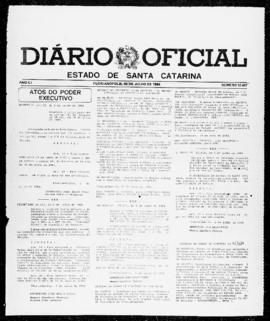Diário Oficial do Estado de Santa Catarina. Ano 51. N° 12497 de 03/07/1984